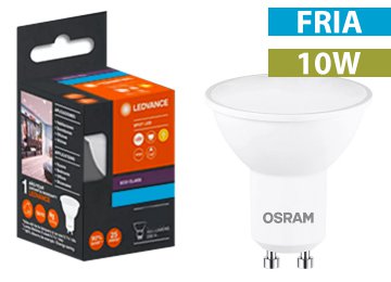 Dicroica Led Osram Par 16 10w 865 Luz Blanca Equivalencia 75w 220v 800 Lumens Gu10 Zocalo 340