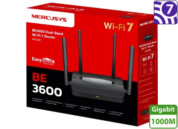Router Wifi Mercusys Mr25be Be230 Be3600 Wifi 7 Dual Band 4 Antenas 1 Wan Gigabit Y 3 Lan Gigabit Usb 3.0 5ghz 2880mbps 2.4ghz 688mbps Compatible Easy Mesh