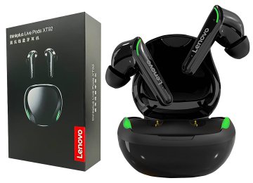 Auricular In Ear Lenovo Xt92 Bluetooth 5.1 Bateria Auricular 30mah Base 300mah Negro