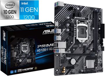 Mother Asus Prime H510m-F R3.0 2xddr4 1xhdmi 2xusb 4xusb3.0 Rj45 Gigabit 1xm2 4xsata Chipset H470 1200 Decima Undecima Generacion