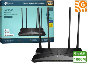 Router Wifi Tp-Link Archer Ax53hp Ax3000 Wifi 6 Dual Band 2.4ghz 574mbps 5ghz 2402mbps 1xwan 4xlan Gigabit 4 Antenas Alta Potencia
