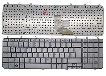 Teclado Notebook Hp Dv7-1000 Serie Varios Colores Plateado / Negro Espanol