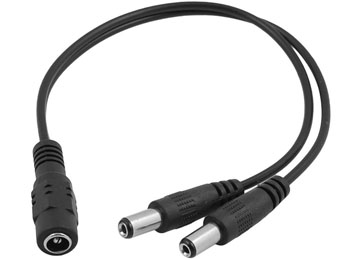 Cable Splitter Transformador 1x2 5.5x2.1mm Dvr Switching Camara Pulpo