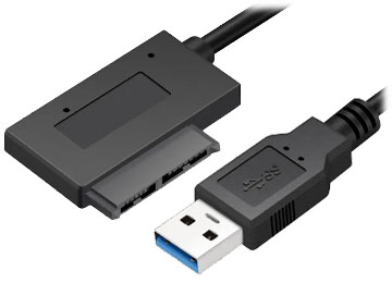 Cable Usb 3.0 A Sata Lectora Notebook - Slimline Sata - No Sirve Para Disco Sata Solo Lectoras