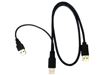 Cable Usb M A 2 Usb M 50 Cm