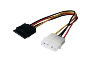 Cable De Fuente Adaptador - 1 Molex M A 1 Sata