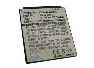 Bateria Samsung Slb-07a 3.7v 800mah Alternativa Tt100 Tl220 St500 Tl225 St45 St-50 St-500 St-550 Tl-