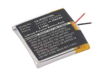 Bateria Ipod Shuffle 2/3 Segunda - Tercera Generacion 2.5x2cm