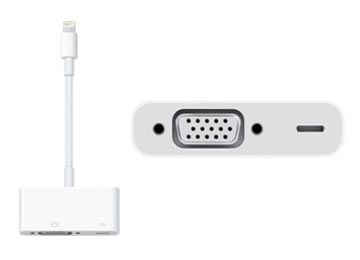 Adaptador Apple Lightning M A Vga H Original Iphone Ipad - No Funciona Con Drm - No Funciona Con Net Flix Ni Fl0w