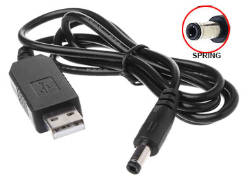 Cable Cargador Usb A Plug 5.5x2.5mm