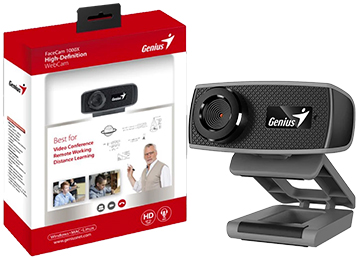 Webcam Genius Facecam 1000x Hd 720 30fps Cable 1.5mts Con Microfono