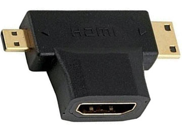 Adaptador Hdmi H A Mini Hdmi M Micro Hdmi M