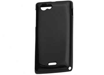Tpu Sony Xperia M Material Rigido Negro Geeker