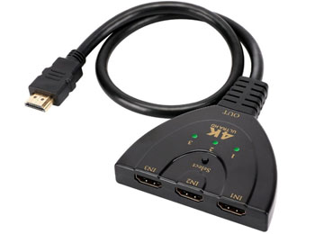 Switch Selector 1 Hdmi A 3 Hdmi A Botonera No Usa Transformador