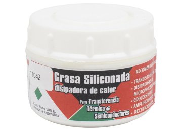 Grasa Siliconada Delta Gsx100 En Pote 100g Blanca
