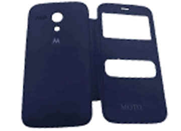 Flip Cover Motorola Moto X Azul Oscuro S-view