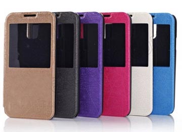Flip Cover Samsung S5 S-view Varios Colores