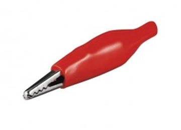Pinza Cocodrilo Chica Largo 3.5cm Roja
