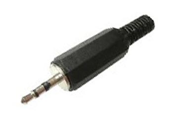 Plug De Audio 2.5 M Stereo Plastico - Para Soldar