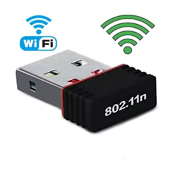 Placa De Red Wifi Usb Adaptador Wi-Fi 150 Mbps Externo Windows Linux 2.4 Ghz