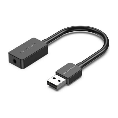 Cable Adaptador Audio Auxiliar 3.5mm A Usb Microfono Vention Pc Notebook Consolas