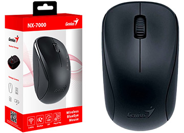 Mouse Genius Nx-7000 Sensor Blue Eye Negro Inalambrico