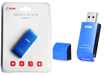 Lector De Memorias Usb Ssk Scrm331 Microsd Sd 3.0