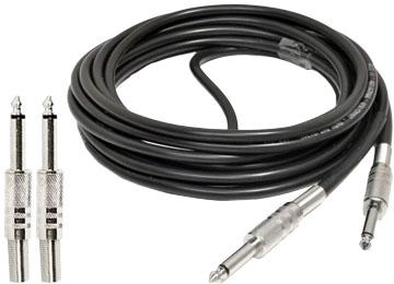 Cable De Audio - Plug 6.5 M A Plug 6.5 M 1.8mts - No Sirve Stereos Y Celulares