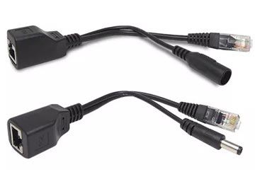 Cable Poe Injector Ejector 5.5x2.1mm Por Par 2u.