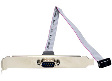 Bracket Chapa Slot Serie Rs232 1 Puerto Db9