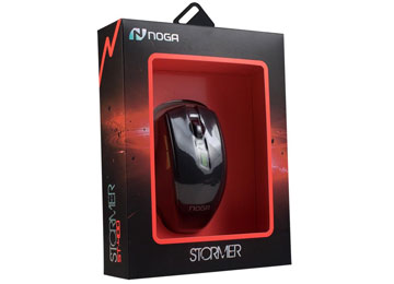 Mouse Noganet St-400 Stormer 2400 Dpi 6 Botones Control De Dpi Inalambrico