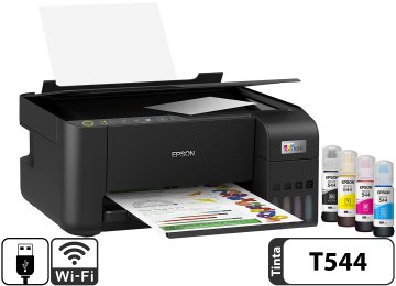 Impresora Epson L3250 Multifuncion Wifi Sistema Continuo Incluye Cable De Tension Alimentacion Y Tinta 544