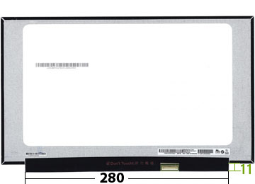 Pantalla 15.6 Led Slim 30 Pines Edp 2 Canales 1920x1080 Display Sin Agarres Conector A La Derecha - Placa Pcb 28cm