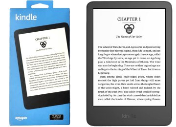 Ebook Reader Amazon Kindle 16gb Wifi 6 Pulgadas 300ppi Incluye Cable Usb Tipo C Negro