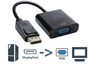Adaptador Displayport M A Vga H Alternativo - No Es Bidireccional