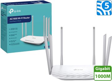 Router Wifi Tp-link Archer C86 Ac1900 Dual Band 6 Antenas 1 Wan Y 4 Lan Gigabit Dual Ssid 5ghz 1300mbps 2.4ghz 600mbps Mu-mimo