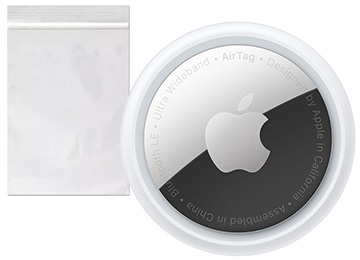Localizador Rastreador Apple Airtag X1 Usa Cr2032 Incluida - Solo Funciona Con Iphone En Bolsa Sin Caja - Tracker Smart Finder Smarttag Tag