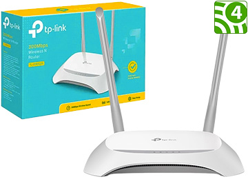 Router Wifi Tp-link Tl-wr850n Wisp Agile 4 Puertos Rj45 2.4ghz 5dbi 300mbps