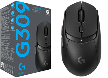 Mouse Logitech G309 Lightspeed Sensor Hero 25k Mecanico Hibrido Peso 68g 2 En 1 Inalambrico Y Bluetooth Negro