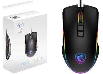 Mouse Msi Forge Gm300 Hasta 7200dpi 5 Modos Rgb Cable 1.5mts Gamer Gaming