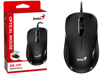 Mouse Genius Dx-101 Usb Cable 1.5mts 3 Botones Negro