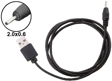 Cable Cargador Usb A Plug 2.0x0.6mm - Nokia Fino Parlante Portatil