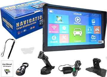 Gps 16gb 9 Pulgadas Widescreen Tactil Incluye Cargador 12v Lapiz Soporte Y Cable Usb