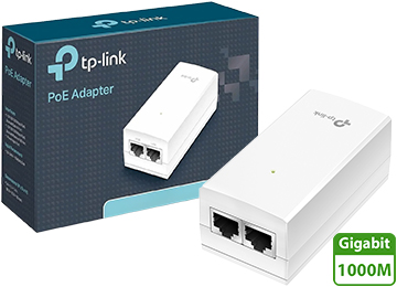 ddr-tp-20775 Adaptador Poe 48v 0.375a 18w 2 Gigabit Tp-link Tl-poe4818g Incluye Cable De Alimentacion Trebol