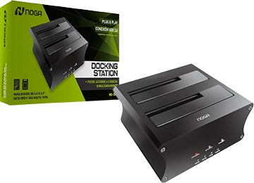 ddr-tp-20917 Carry Disk Clonador 2.5 3.5 Sata Usb 3.0 Noganet Incluye Cable Usb 3.0 Y Transformador 12v 2a Soporta Hasta 10tb Permite Clonar Sin Pc Funciona Como Carry Normal