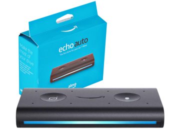 Asistente Virtual Amazon Echo Auto Bluetooth Microfono On Off Incluye Cable De Audio Auxiliar Cargador 12v Carga Rapida Qc3.0 1xtipoc 1xusb2.0 Alexa