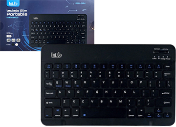 Teclado Intco Rdk-904 Bluetooth Bateria 150mah Interna Negro
