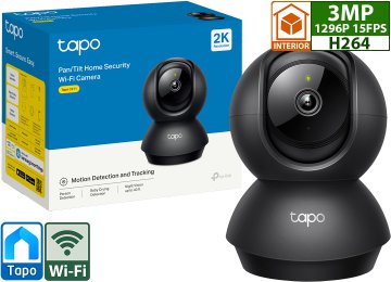 Camara Ip Tp-link Tapo C211 2304x1296 2k 3mp H264 Wifi Vision Nocturna 360 Grados Control Ptz Microsd Hasta 512gb Sirena 88db Detecta Movimiento Personas Llanto Bebe Interior