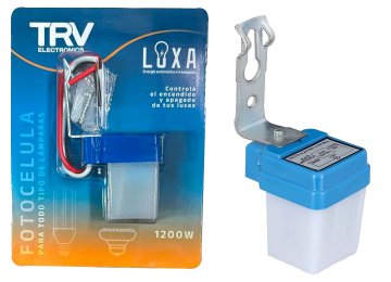 Fotocelula Trv Tmp002 Sensor Iluminacion Para Luces Proteccion Ip47 Tension Nominal 220v 5.5a 1200w Control De Encendido Y Apagado