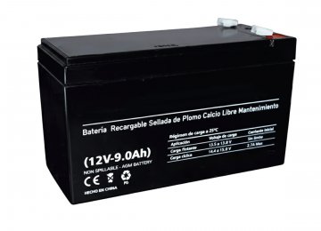 ddr-tp-21126 Bateria 12v 9a 151x65x94mm Gel Recargable - Alta Descarga Ideal Ups